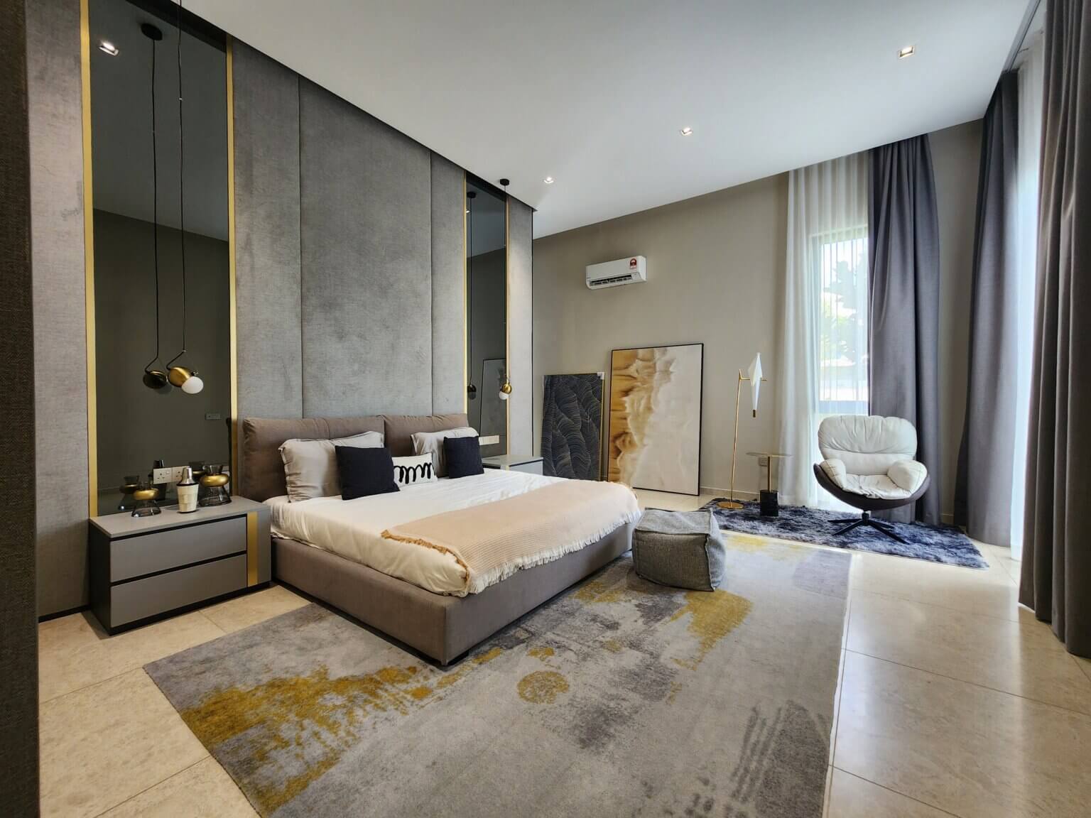 Spacious bedrooms designed for comfort and privacy.