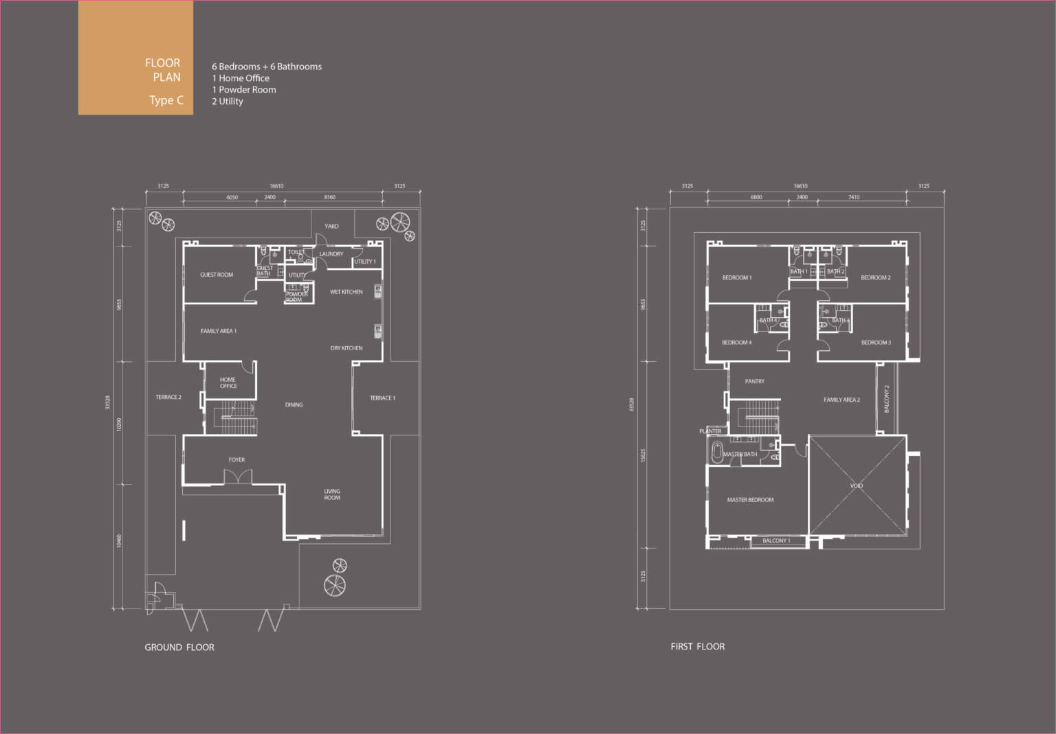 Practical and spacious: View the Resort Villa layout plan.