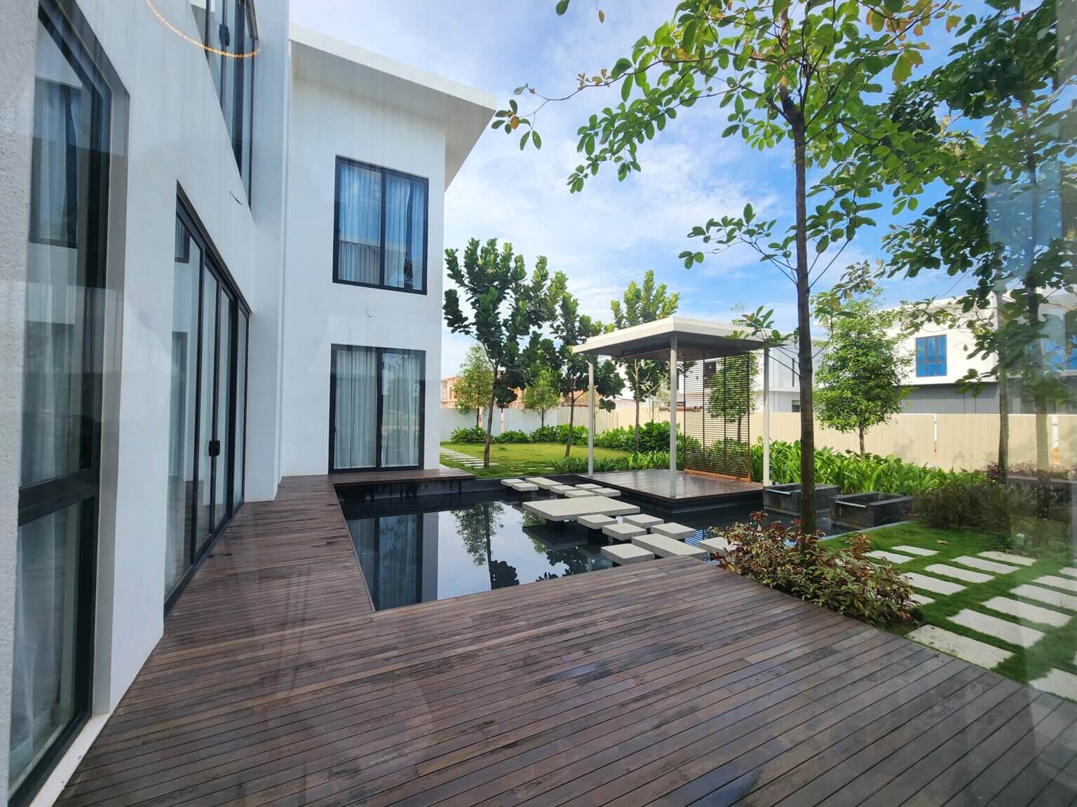 Relax in your own private outdoor oasis.